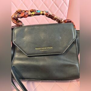 Marc New York Black Crossbody Bag with Braided Handle